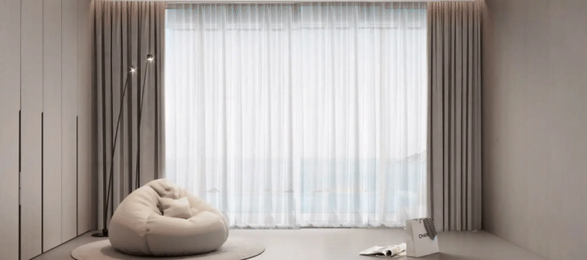 Embrace the Convenience of Motorized Curtains