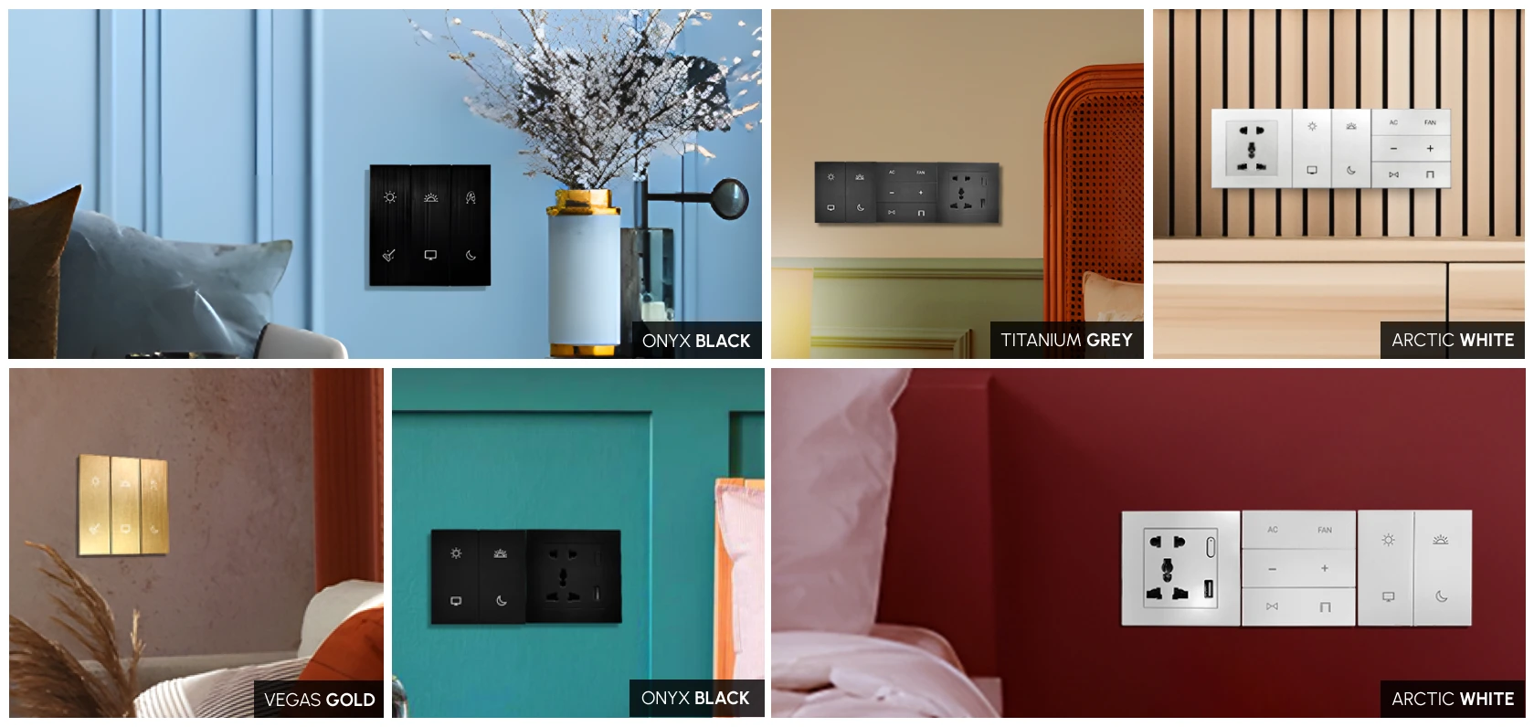 Luxurious smart switch design that elevates your home interior.